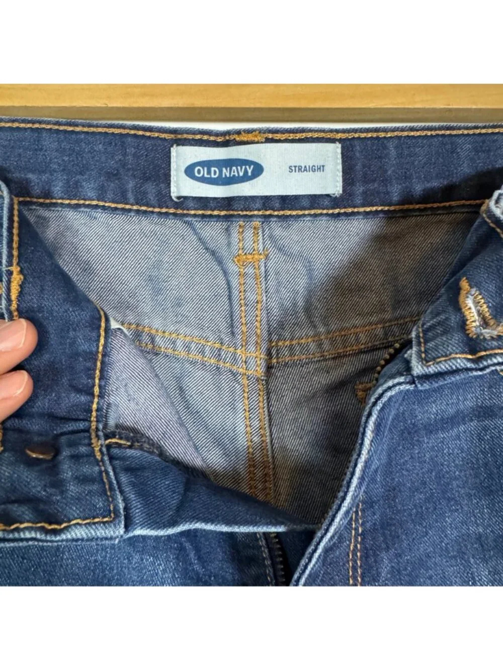Old Navy 12 Husky Boys Straight Dark Wash Jeans Cotton Blend Classic Scholarcore